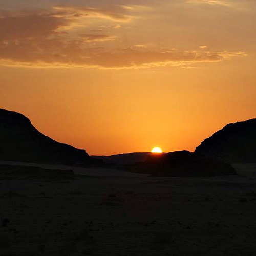 zonsondergang sinai woestijn desertjoy